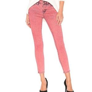 Current/Elliott Stiletto Skinny Acid Wash Jeans